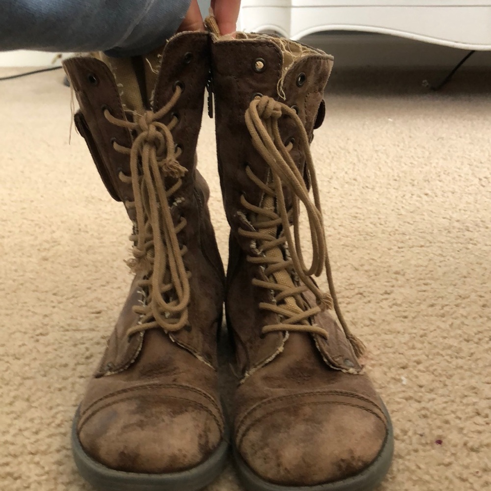 ROXY combat boots